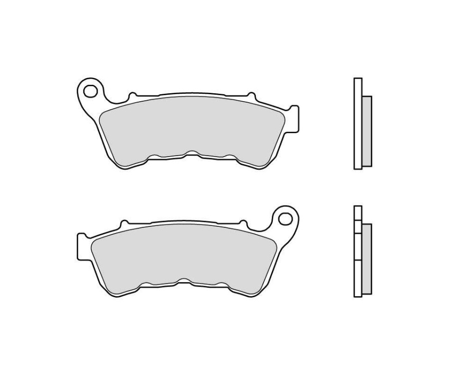 Plaquettes de frein BREMBO route métal fritté - 07HD22SA