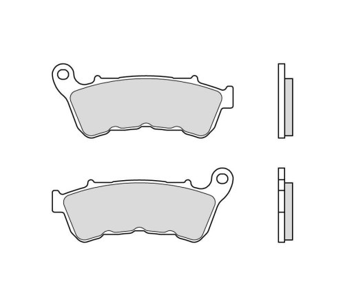 Plaquettes de frein BREMBO route métal fritté - 07HD22SA - 1035951