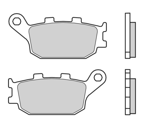 Plaquettes de frein BREMBO route carbone céramique - 07HO3607 - 1036367