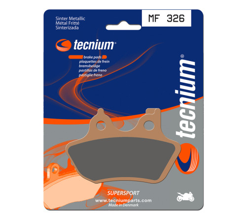 Plaquettes de frein TECNIUM Performance métal fritté - MF326 - 1022772