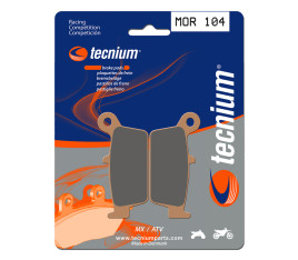 Plaquettes de frein TECNIUM Racing MX/Quad métal fritté - MOR104 - 1022942