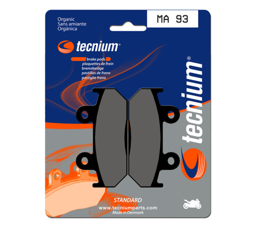 Plaquettes de frein TECNIUM route organique - MA93 - 1022563