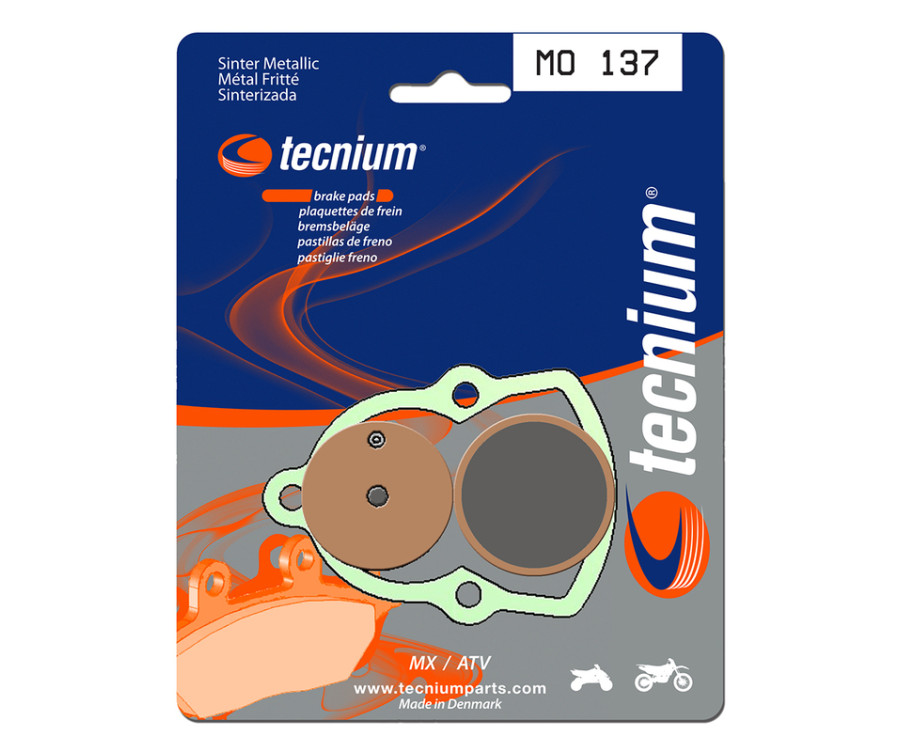 Plaquettes de frein TECNIUM MX/Quad métal fritté - MO137