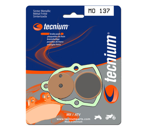 Plaquettes de frein TECNIUM MX/Quad métal fritté - MO137 - 1022844