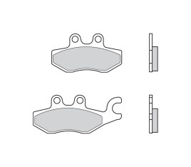 Plaquettes de frein BREMBO Scooter métal fritté - 07060XS - 1035749