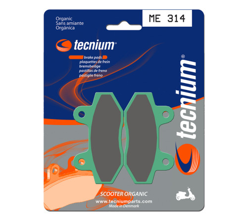 Plaquettes de frein TECNIUM Scooter organique - ME314 - 1022674