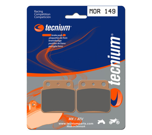 Plaquettes de frein TECNIUM Racing MX/Quad métal fritté - MOR149 - 1022951