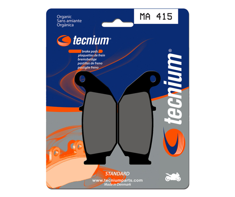 Plaquettes de frein TECNIUM route organique - MA415