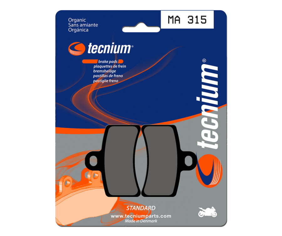 Plaquettes de frein TECNIUM route organique - MA315