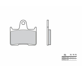 Plaquettes de frein BREMBO route métal fritté - 07KA21SP - 1036104