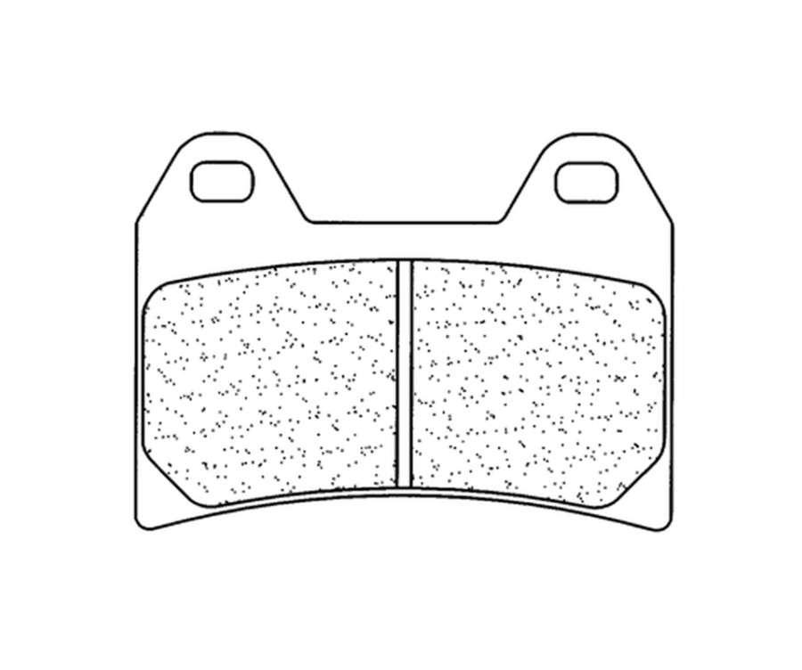 Plaquettes de frein CL BRAKES Racing métal fritté - 2539C60