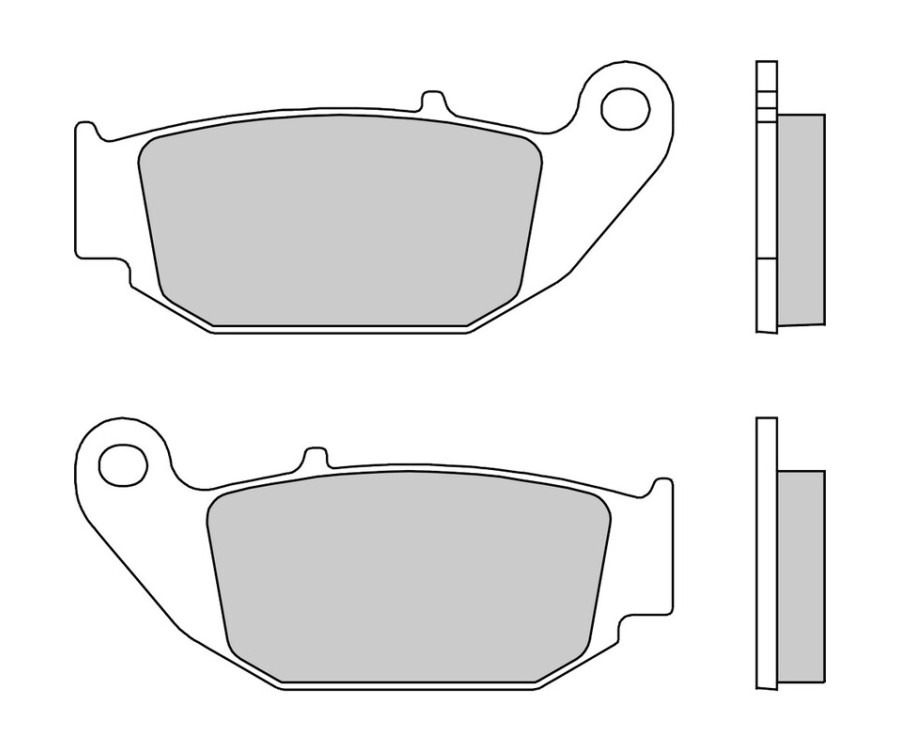 Plaquettes de frein BREMBO Off-Road métal fritté - 07HO61SD