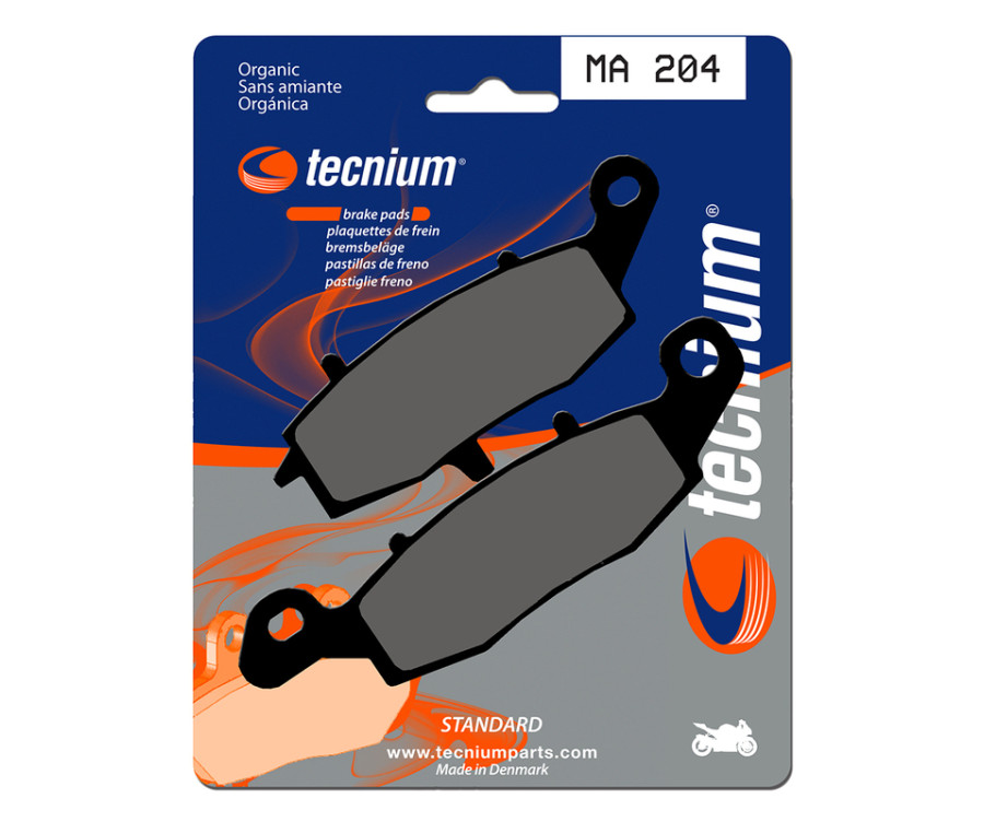 Plaquettes de frein TECNIUM route organique - MA204