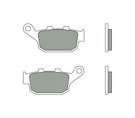 Plaquettes de frein BREMBO route métal fritté - 07HO53SP - 1036041