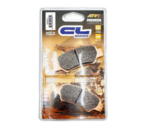 Plaquettes de frein CL BRAKES Quad métal fritté - C1262ATV1 - 1121990