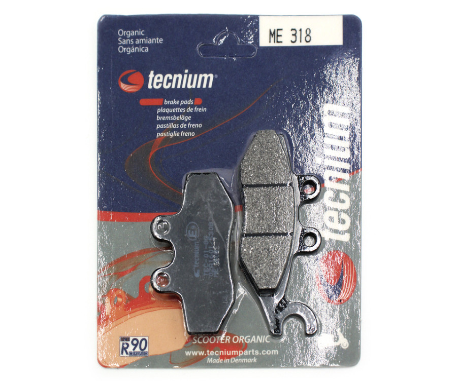 Plaquettes de frein TECNIUM Scooter organique - ME318