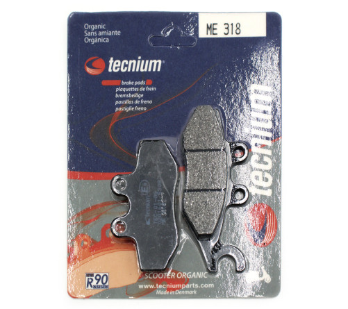 Plaquettes de frein TECNIUM Scooter organique - ME318 - 1022676