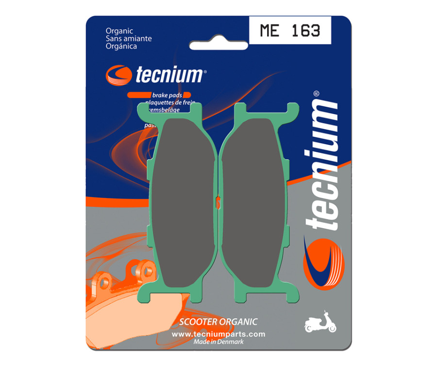 Plaquettes de frein TECNIUM Scooter organique - ME163