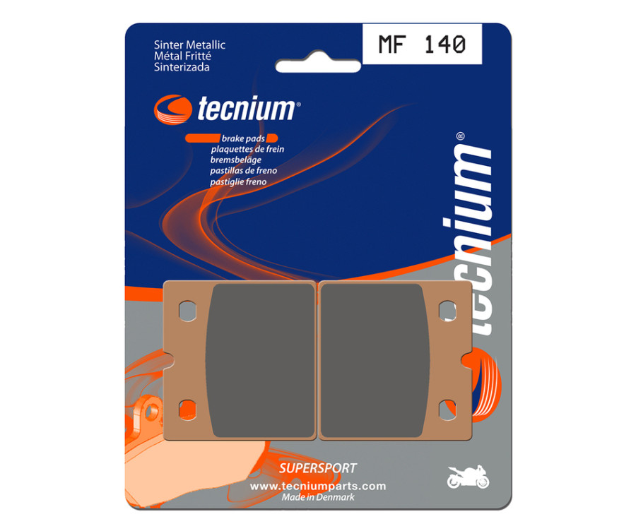 Plaquettes de frein TECNIUM Performance métal fritté - MF140