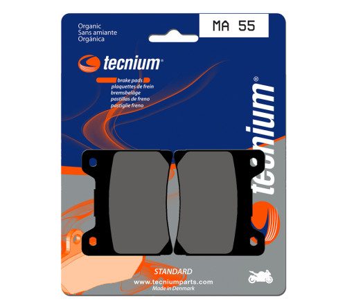 Plaquettes de frein TECNIUM route organique - MA55 - 1022528