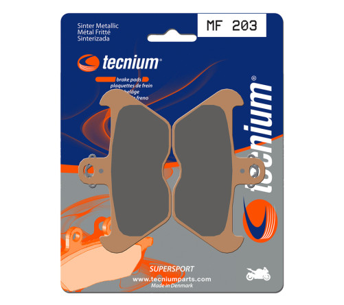 Plaquettes de frein TECNIUM Performance métal fritté - MF203 - 1022747