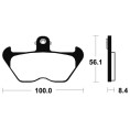 Plaquettes de frein TECNIUM Performance métal fritté - MF203