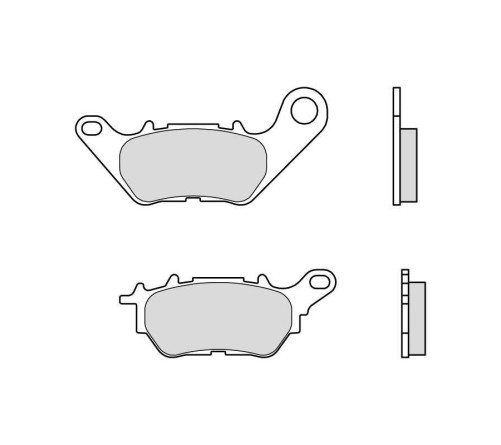 Plaquettes de frein BREMBO route carbone céramique - 07YA53CC - 1036272