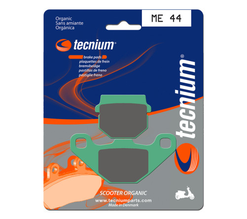 Plaquettes de frein TECNIUM Scooter organique - ME44 - 1022704