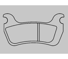 Plaquettes de frein BERINGER Quad métal fritté - KIT1158S