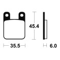 Plaquettes de frein TECNIUM Scooter organique - ME59