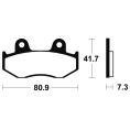 Plaquettes de frein TECNIUM MX/Quad métal fritté - MO58