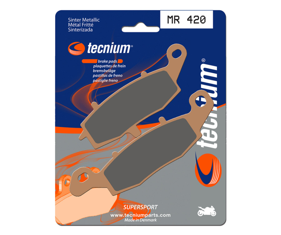 Plaquettes de frein TECNIUM Performance métal fritté - MR420