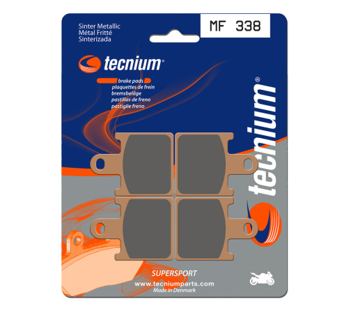 Plaquettes de frein TECNIUM Performance métal fritté - MF338 - 1022775