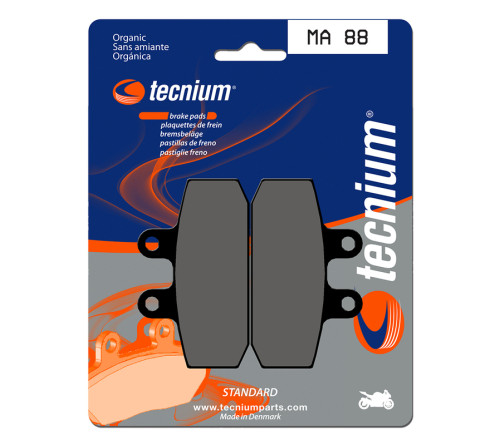 Plaquettes de frein TECNIUM route organique - MA88 - 1022557