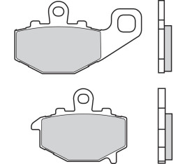 Plaquettes de frein BREMBO route carbone céramique - 07KA1617 - 1036373