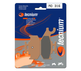 Plaquettes de frein TECNIUM MX/Quad métal fritté - MO316 - 1022882