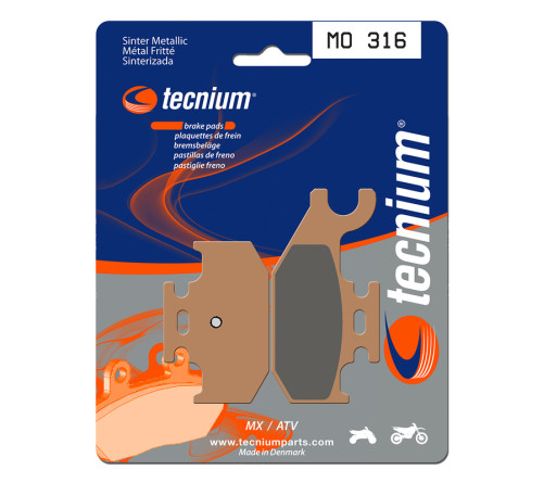 Plaquettes de frein TECNIUM MX/Quad métal fritté - MO316 - 1022882