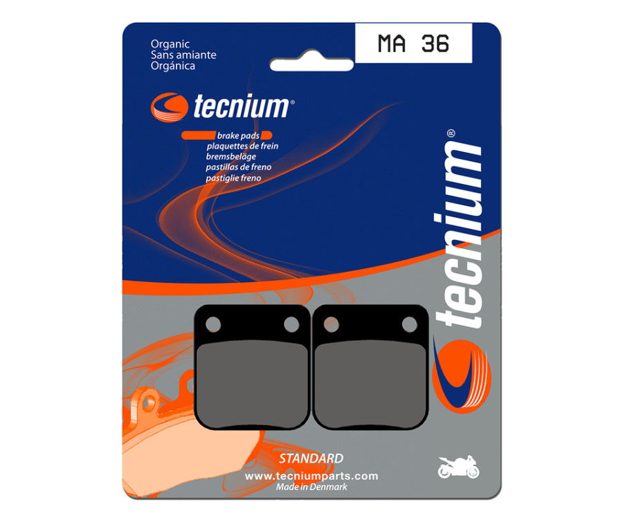 Plaquettes de frein TECNIUM route organique - MA36