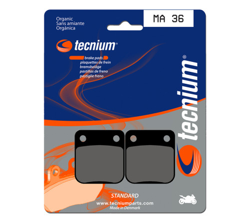 Plaquettes de frein TECNIUM route organique - MA36 - 1022492