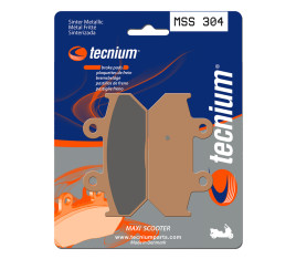 Plaquettes de frein TECNIUM Maxi Scooter métal fritté - MSS304 - 1023208