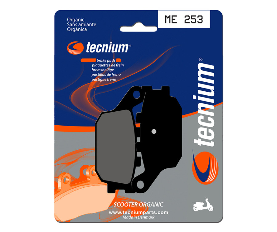 Plaquettes de frein TECNIUM Scooter organique - ME253