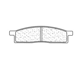 Plaquettes de frein CL BRAKES Off-Road métal fritté - 2424MX10 - 1034984