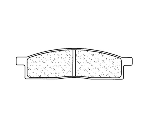 Plaquettes de frein CL BRAKES Off-Road métal fritté - 2424MX10 - 1034984