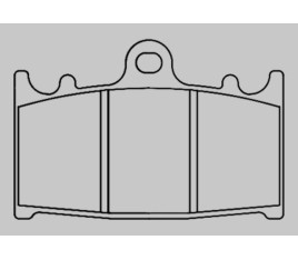 Plaquettes de frein BERINGER Racing métal fritté - KIT2654R2