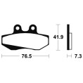 Plaquettes de frein TECNIUM route organique - MA152