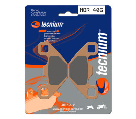 Plaquettes de frein TECNIUM Racing MX/Quad métal fritté - MOR406 - 1023009