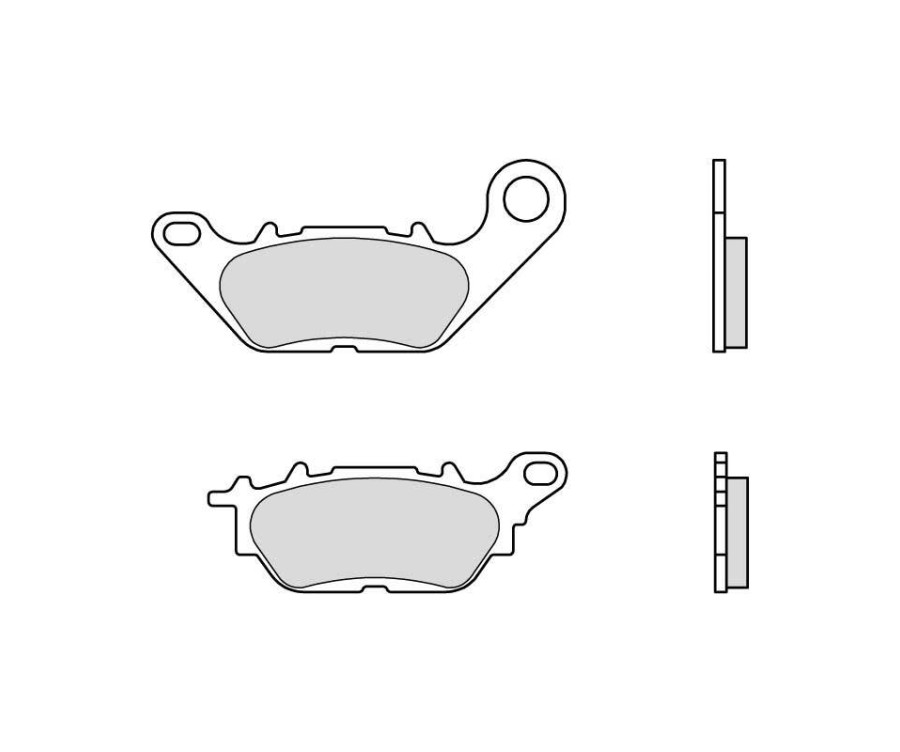 Plaquettes de frein BREMBO Scooter carbone céramique - 07114CC