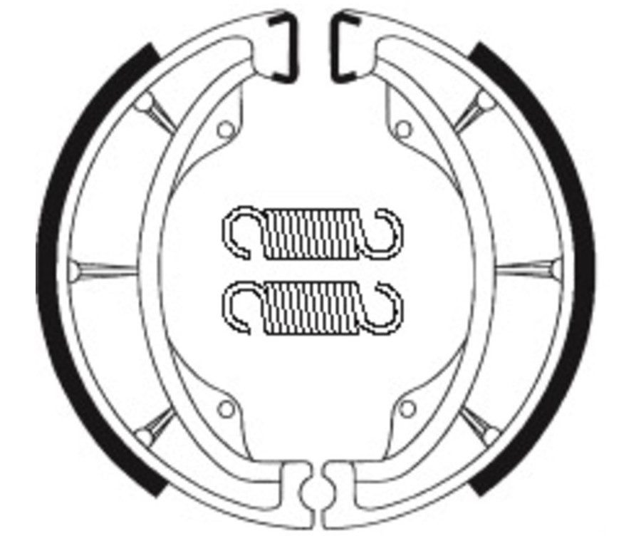 Mâchoires de frein TECNIUM Scooter organique - BA202