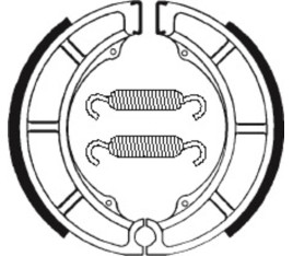 Mâchoires de frein TECNIUM Street/Quad organique - BA052 - 1022237