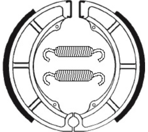 Mâchoires de frein TECNIUM Street/Quad organique - BA052 - 1022237